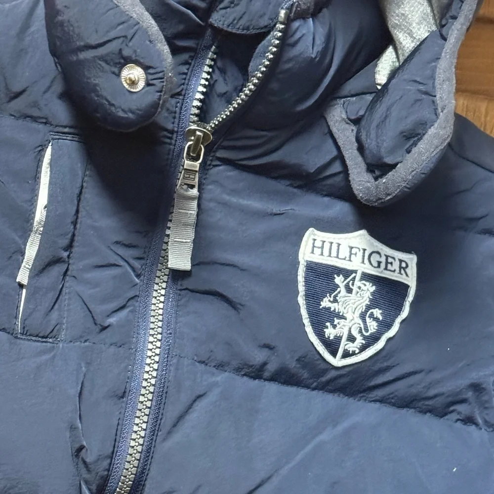 EUC Tommy Hilfiger Children Boy's Full Zip Winter Jacket W/Down Fill Outer